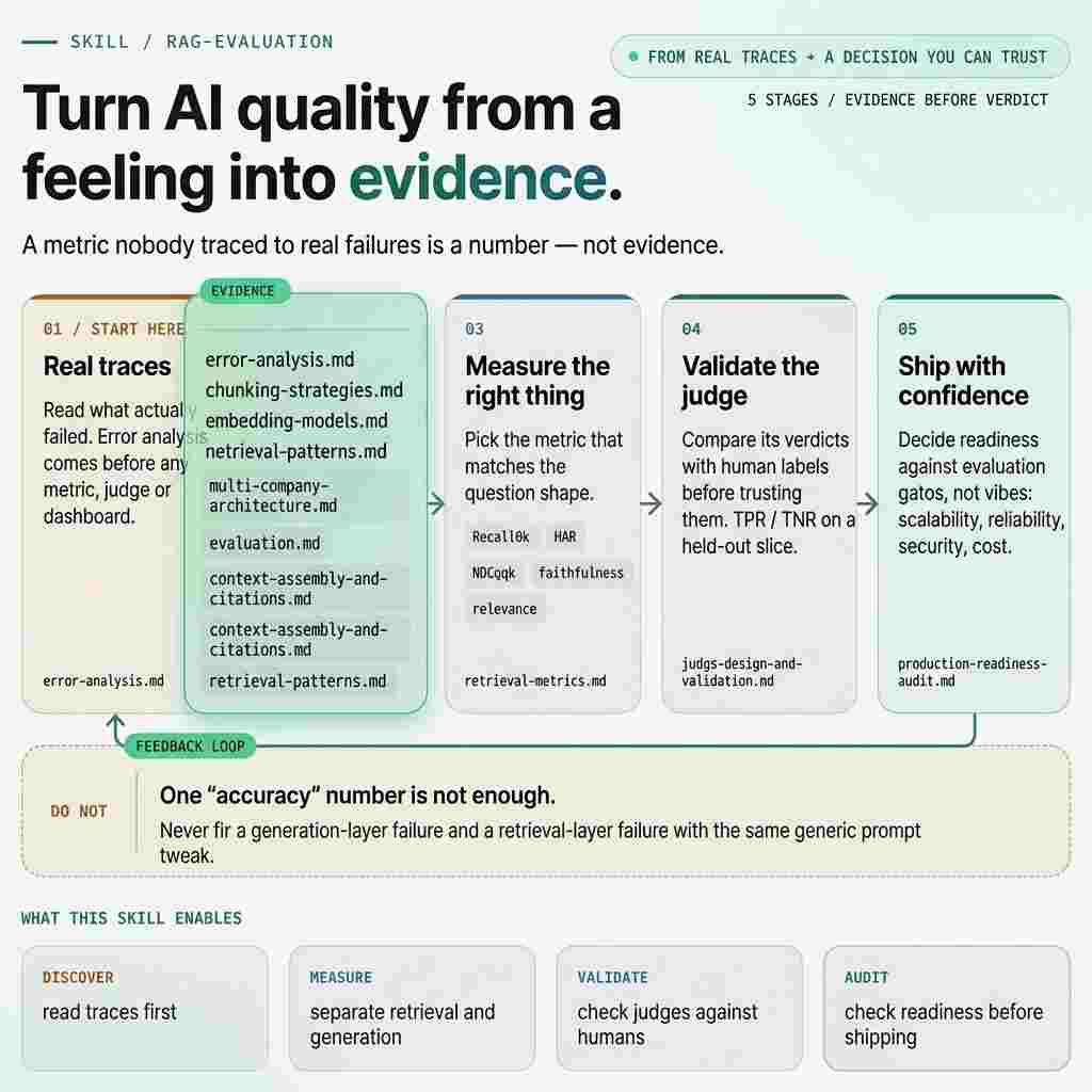 RAG Engineer workflow from source knowledge to grounded, cited answers